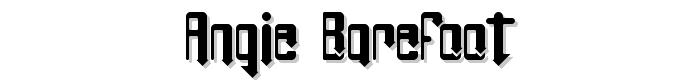 Angie BareFoot font